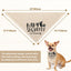 Pañuelo seguridad perros entrenamiento baberos suaves ajustables