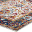 Alfombra medallón persa envejecida 8x10ft multicolor