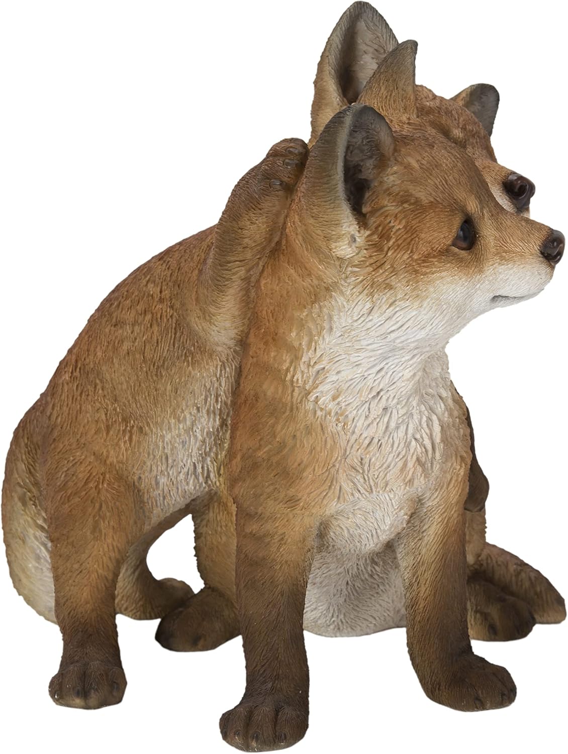 Muñeco Fox Pups abrazando color marrón