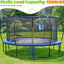 Trampolín para niños y adultos 8-16ft 1200lb