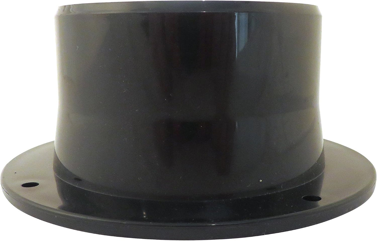 Brida plástico ABS 3.75pulg diámetro x 2.5pulg alto
