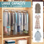 Bolsa transparente para ropa colgante 10" con fuelle