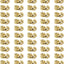 100 Pzas Tuercas M3x4x4.5 Latón Insertos Calor Amarillo