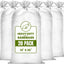 Bolsas arena resistentes UV 1600h 14x26pulg 50lb blanco