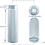 4 Clavijas 3/8" Aluminio Antiderrap para Bicicleta