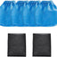 4 Filtros Tela VRC2 y 2 Foam VFF21 Comp Vacmaster 1.5-3.2Gal