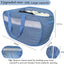 Cestas malla 100L con asas plegables para ropa sucia pack 2