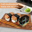 2 Pzas Molde Musubi Negro Antiadherente Sin BPA