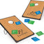Set Cornhole MDF 2x3pies con asas 8 bolsas prémium