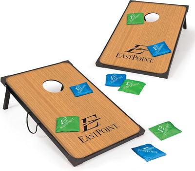 Set Cornhole MDF 2x3pies con asas 8 bolsas prémium