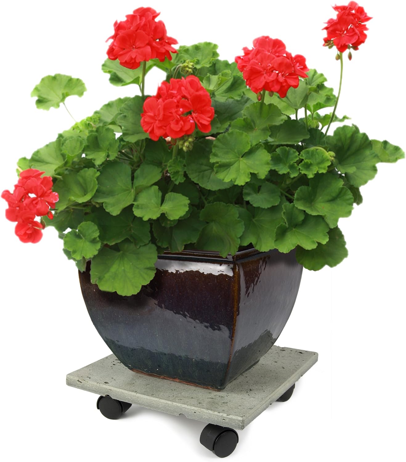 Porta plantas Terra Stone gris
