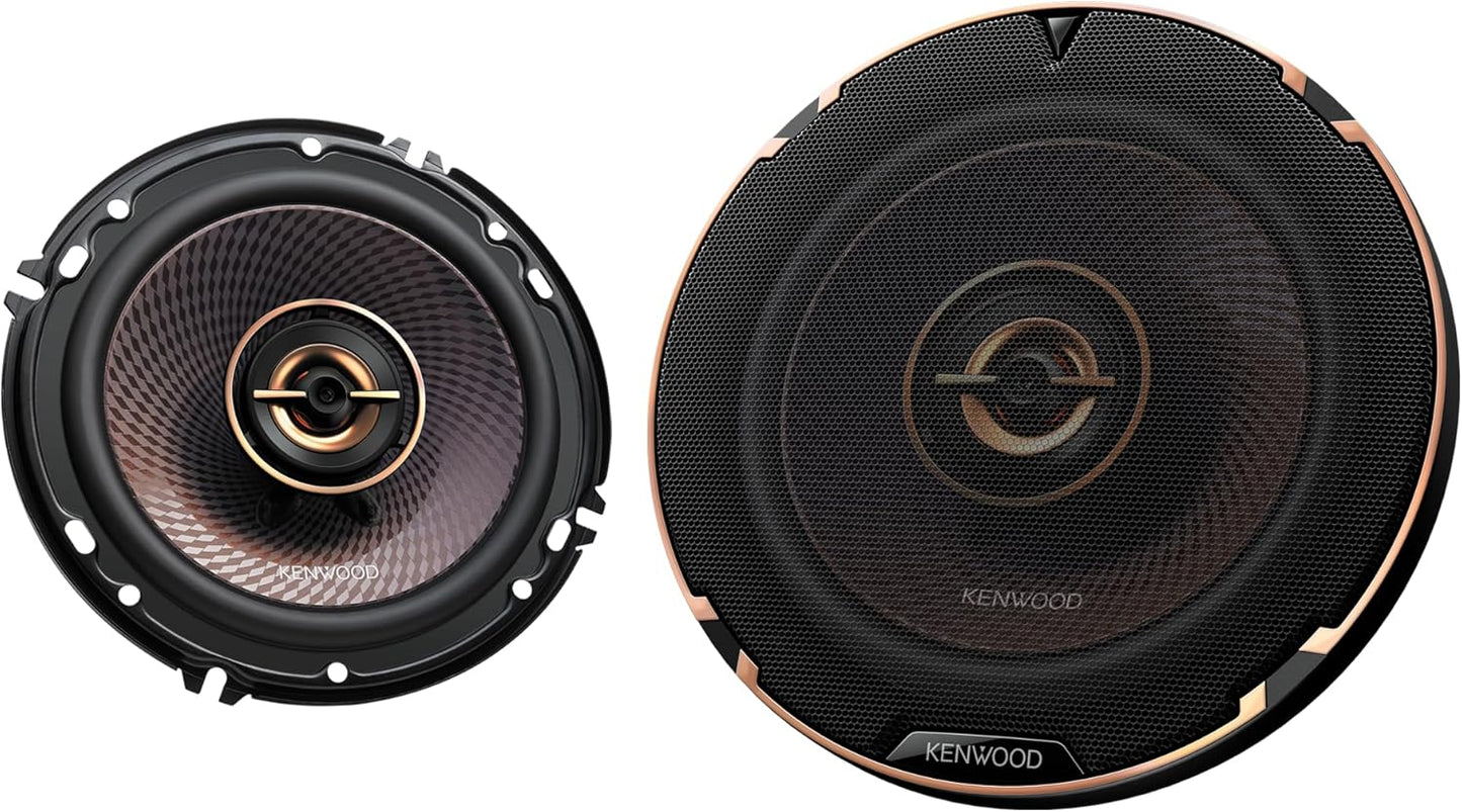 Altavoces auto 6.5" 2 vías 320W cono woofer tweeter