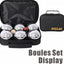 Set petanca 6 pzas metal oficial con bolsa para césped