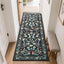Alfombra pasillo 2x6pulg antideslizante con respaldo TPR negra
