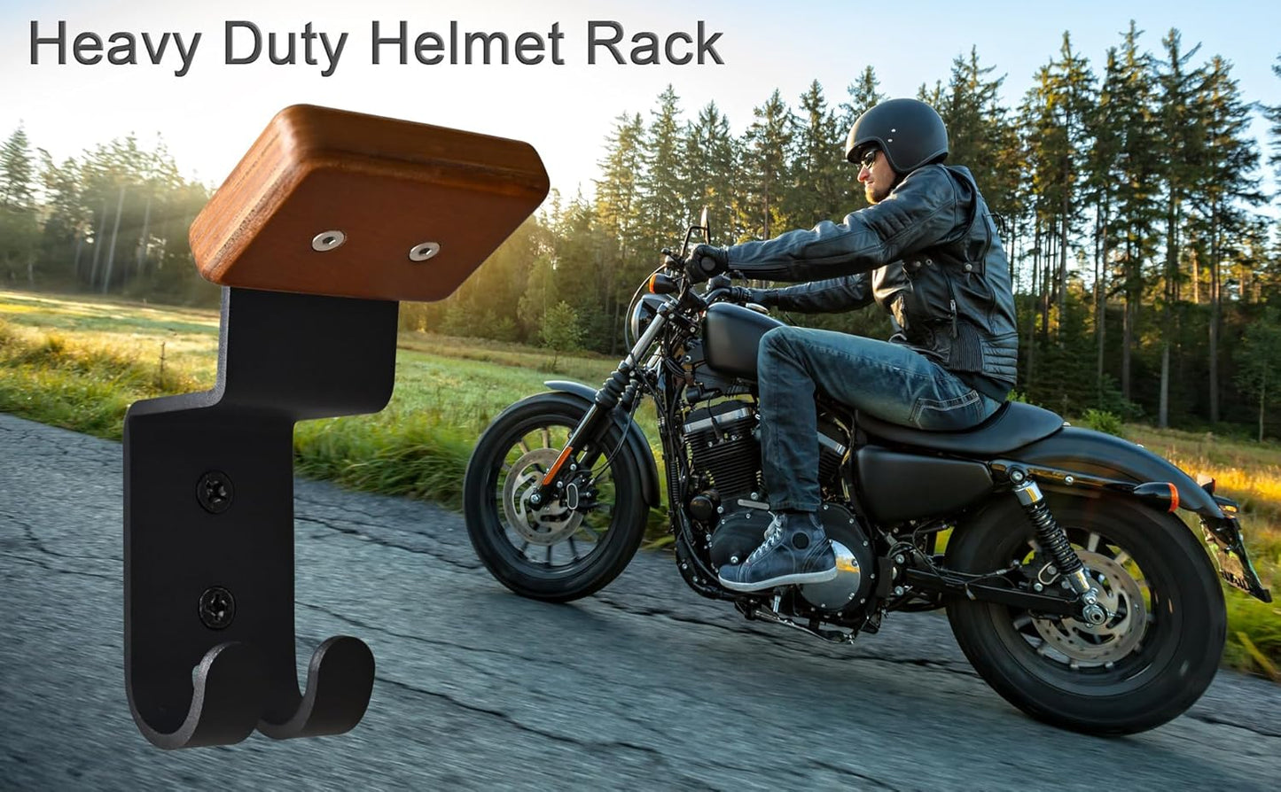 Soporte casco motocicleta pared llaves guantes 4