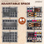 2 Pzas Organiz. Zapatos Ajustables Plegables