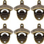 Abrebotellas bronce antiguo para pared y mesa set 6