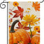 Bandera jardín calabaza otoño 12x18pulg doble cara decoración patio