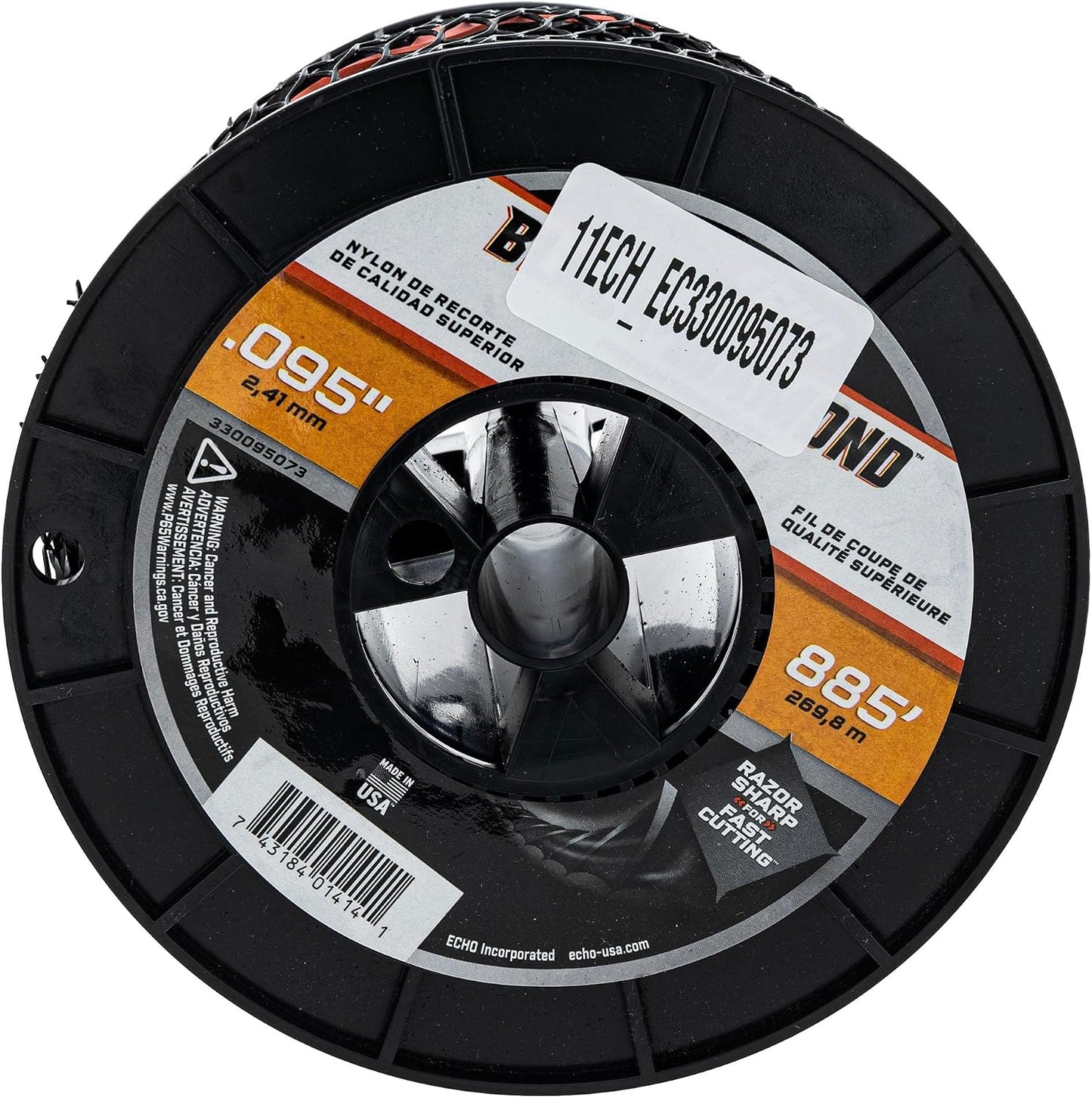 Carrete hilo trenzado 0.095 3libra885' Black Diamond