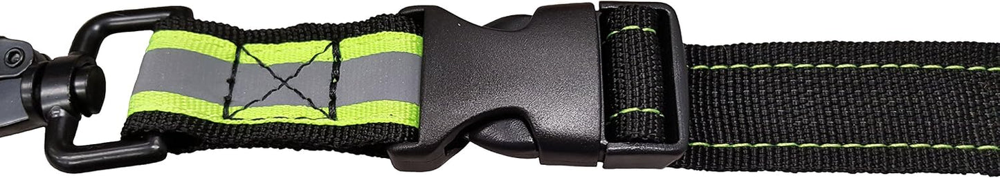 Correa guante bombero reflectante ajustable color verde