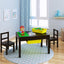 Mesa actividades 2en1 para niños con almacenamiento