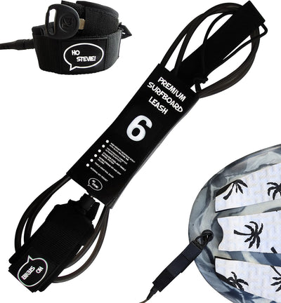Correa surf alta resistencia 1/4pulg 6-9pies sin enredos