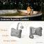 2 Almohadas Bañera Spa Tumbona Respaldo Universal Ajustable