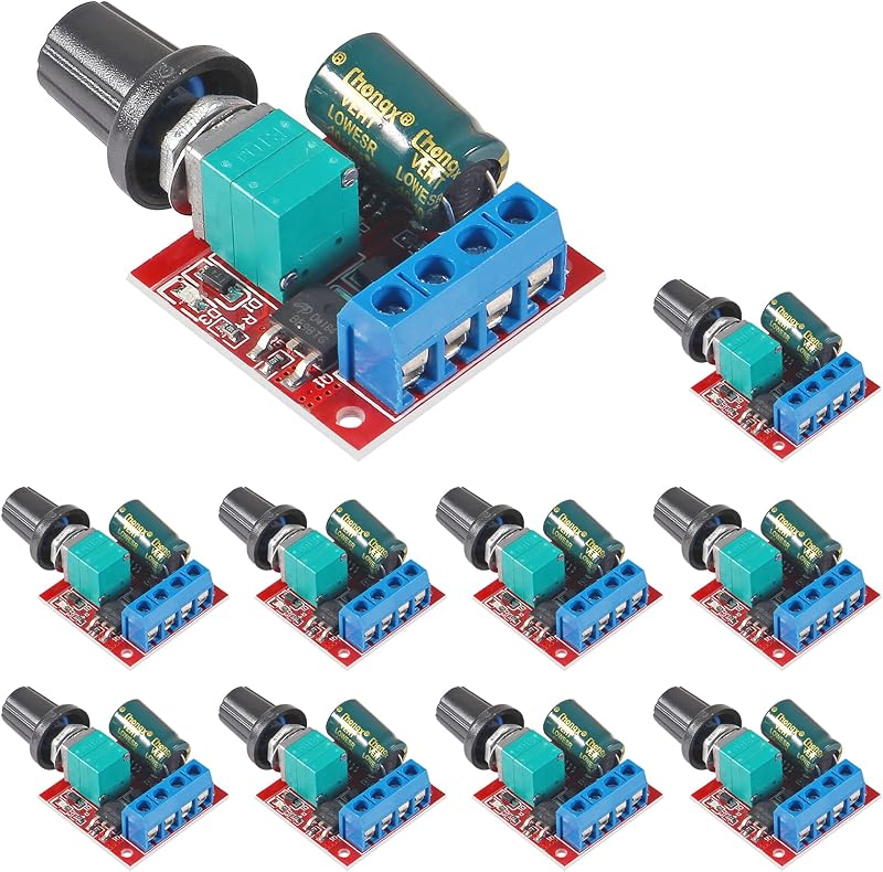 Controlador velocidad motor DC 3-35V 5A LED Dimmer 90W