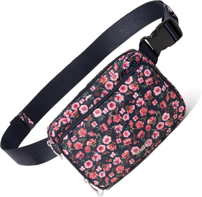 Bolso cinturón moderno 5x8 con soporte RFID resistente agua