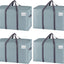 Cajas mudanza extragrande asas resistentes 4 pzas azul