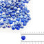 Cuentas vidrio fuego 19lb para hoguera 3/4pulg azul cobalto