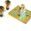 2 Soportes Horquilla Atornillados 1/2" Con Placa