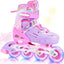 Patines en línea para niños con ruedas iluminadas ajustables