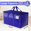Bolsas almacenamiento dormitorio universitario niña azul