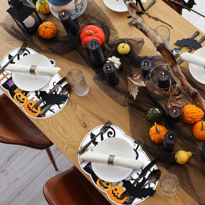 Manteles papel para colorear Halloween 12 uds