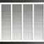 Rejilla ventilación acero estampado 24x20pulg blanco