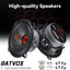 Altavoz 5" 160W 4ohm tapa antipolvo roja auto