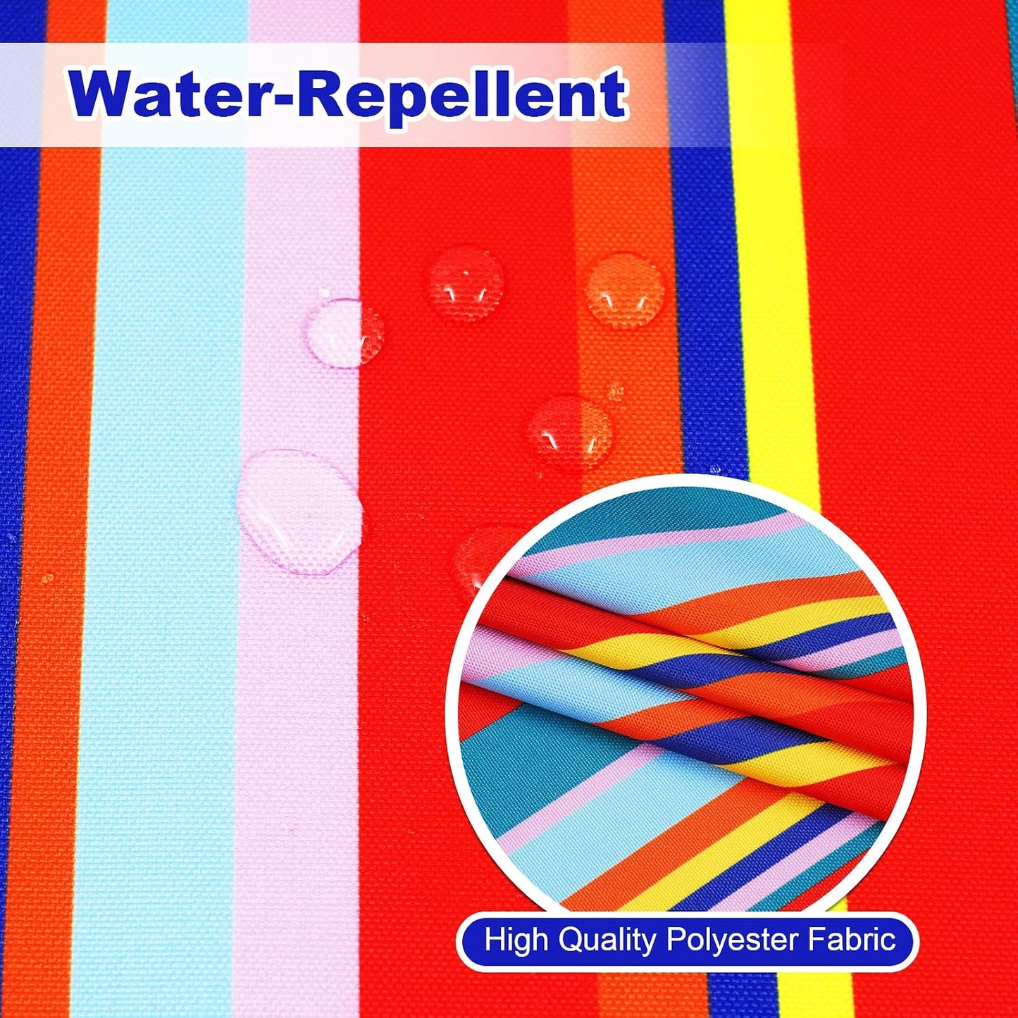 Mantel impermeable poliéster raya color