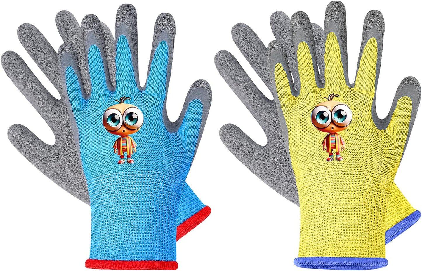 Guantes jardinería niños antideslizantes de 8 a 12
