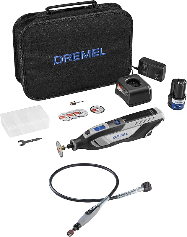 Kit herramientas rotativas inalámbricas 8250 eje flexible