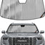 Parasol parabrisas GMC Acadia 17-23 plateado/negro