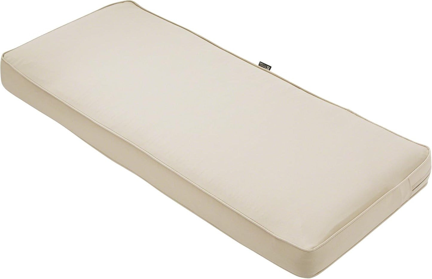 Cojín banco exterior resistente agua 42x18x3" beige antiguo