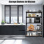 Estantes metal 48x18x72" 5 niveles ajustables garage cocina
