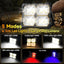 Luz trabajo LED recargable 200W 326 luces magnéticas