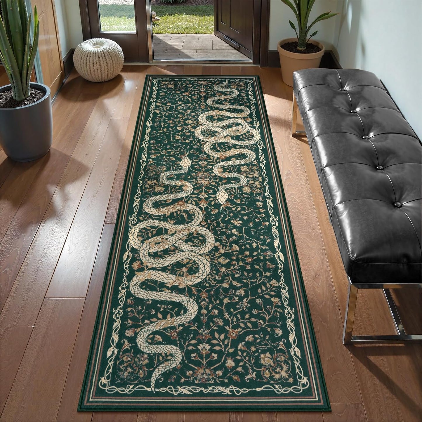 Alfombra lavable 2x6ft antiderrap pelo bajo