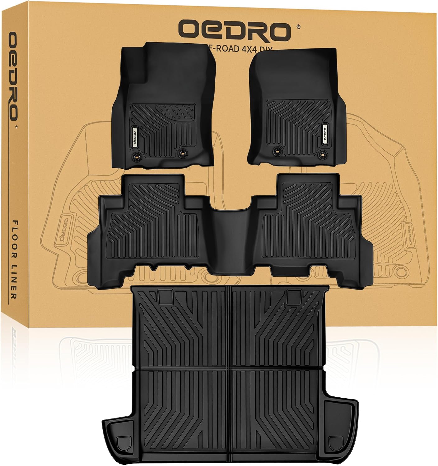 Forros carga TPE 4Runner 2013-24 5 plazas negro