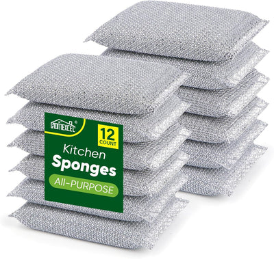 Almohadillas esponja multiusos 12 pzas antiarañazos para cocina