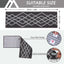 Alfombras antiderrap para escaleras 15 pzas 28x9in