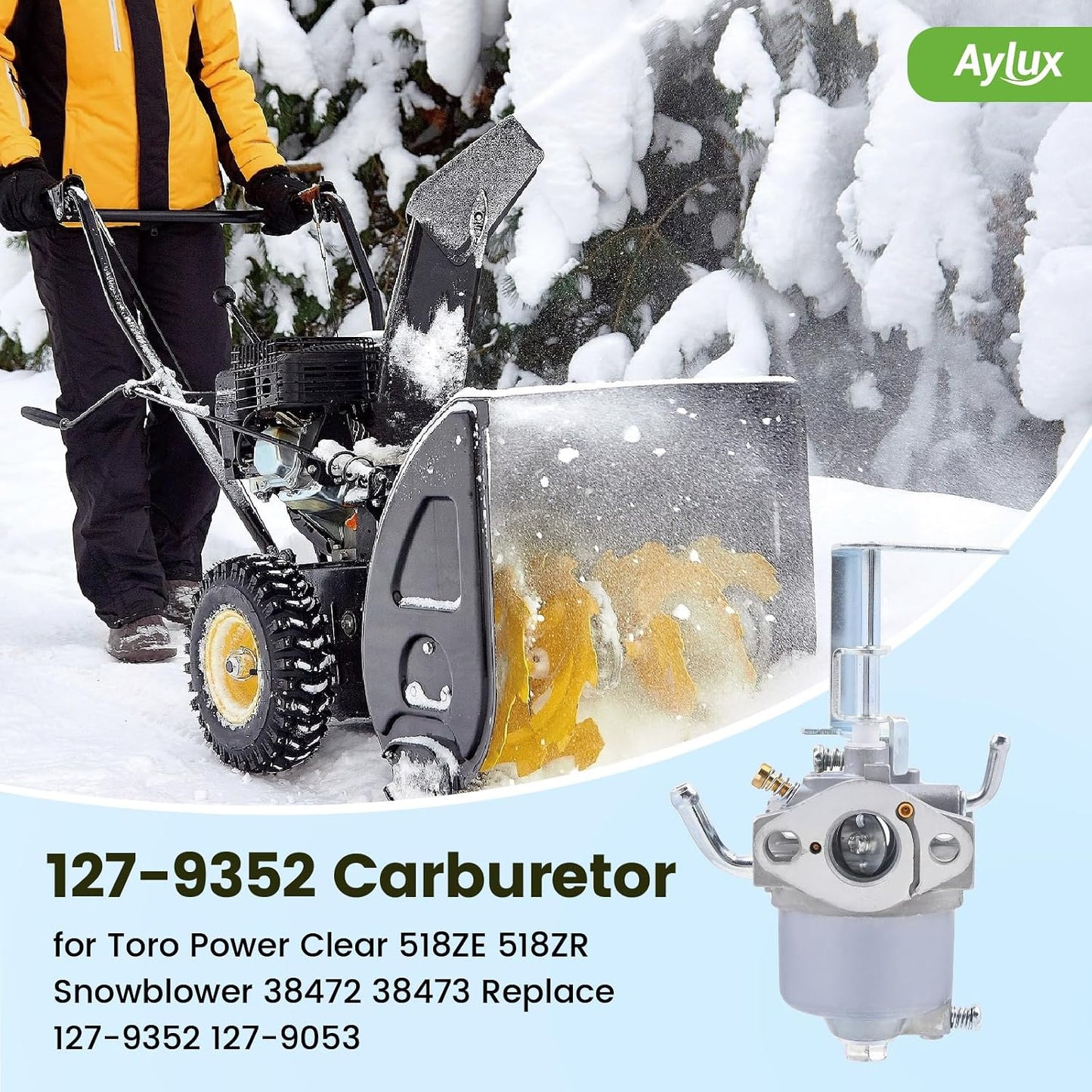 Carburador Toro Power Clear 518ZE 518ZR con bombilla cebador