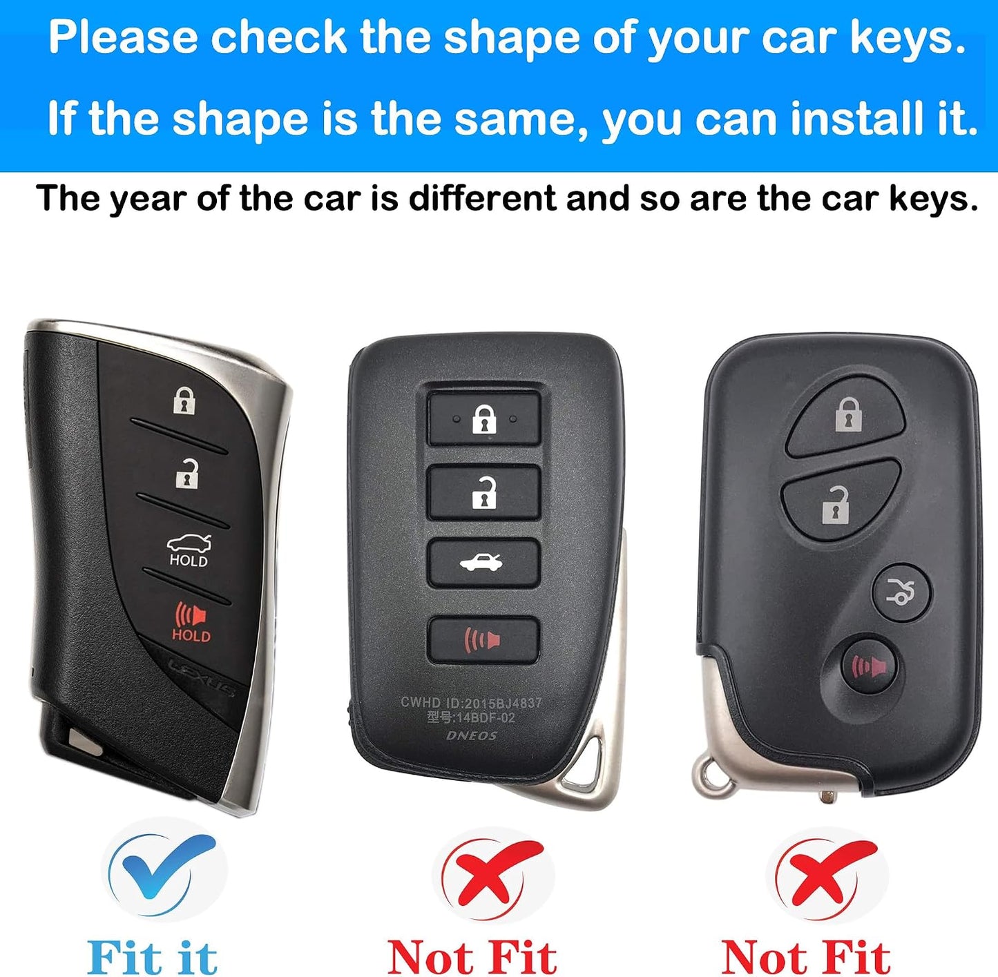 Funda llavero TPU comp. Lexus ES250 RX350 etc. color plata